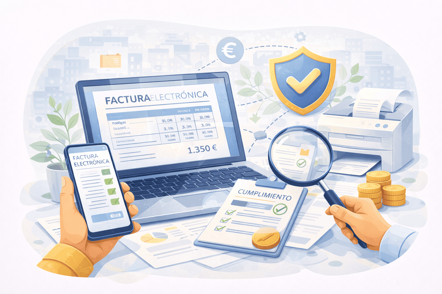 Factura electrónica - adapta tu facturación a la Ley Antifraude