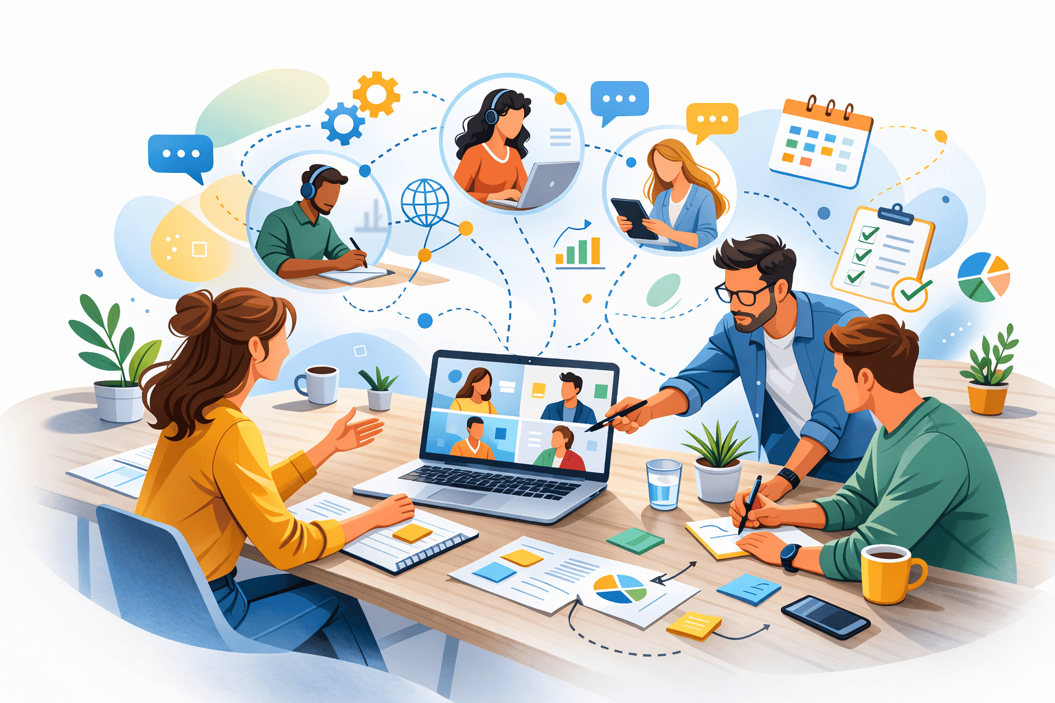 Gestión de equipos de trabajo en remoto