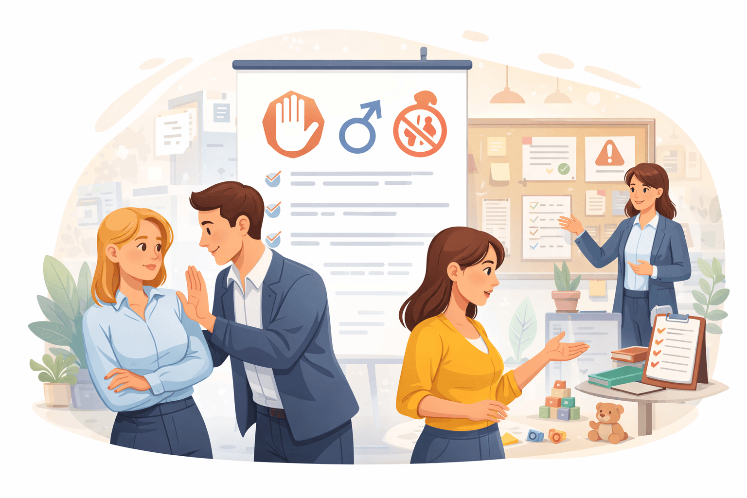 Sensibilización en acoso sexual y por razones de sexo